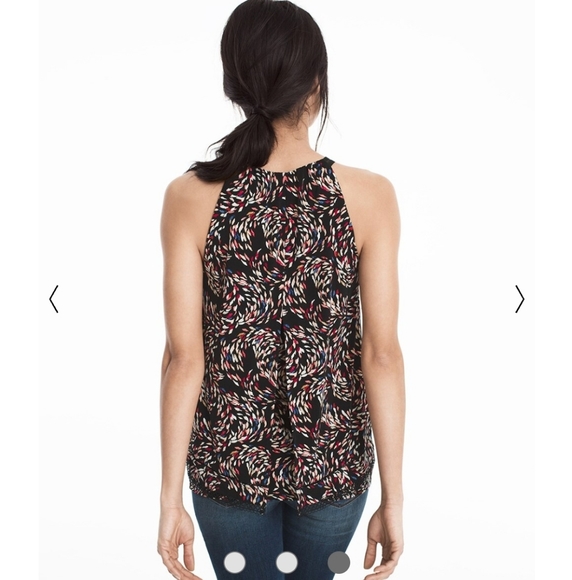 White house black market sleeveless halter top - Picture 2 of 6